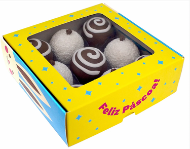 Caixa Pratice 9 Doces Páscoa Cores - c/10Un